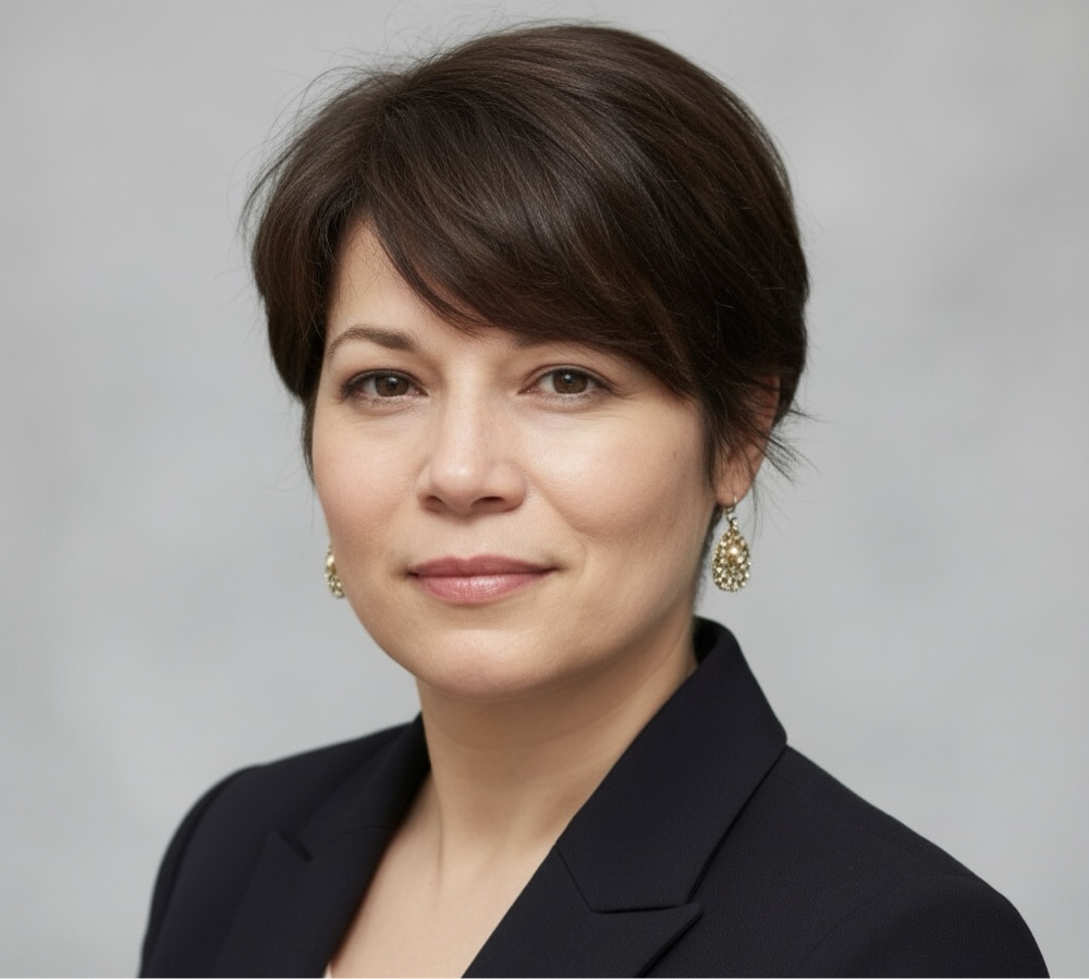Professional portrait of Sophia Chen, Head of Research & Strategy